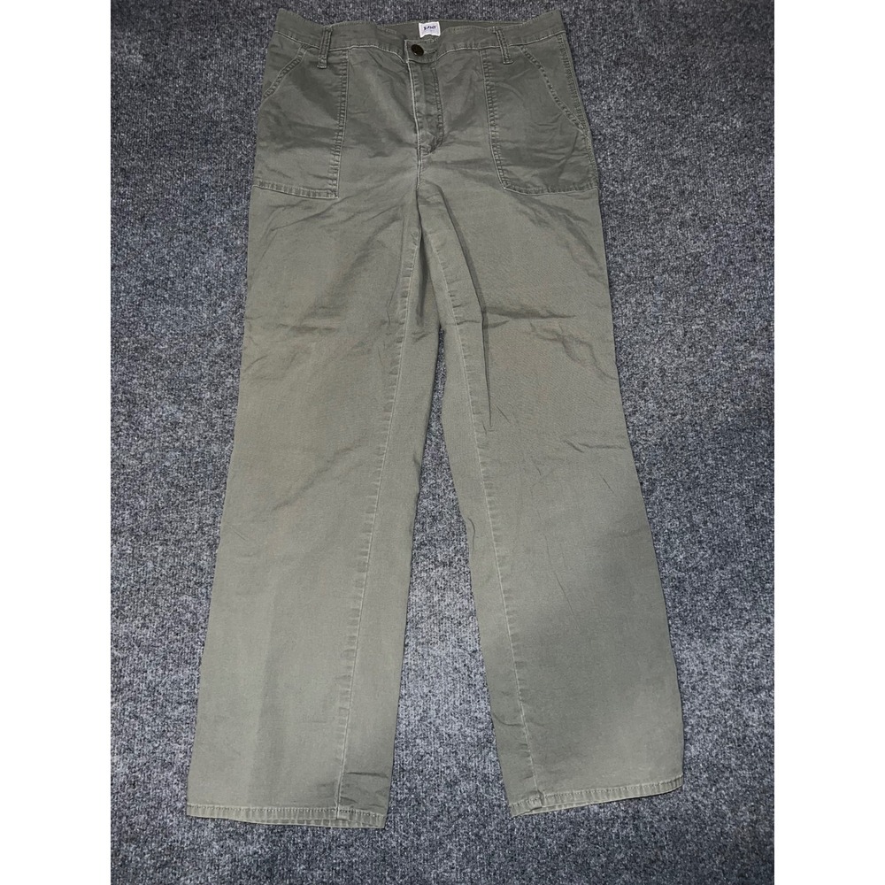 Lee Workwear Carpenter Pants Olive Green Straight Leg Utility 14M 112343928